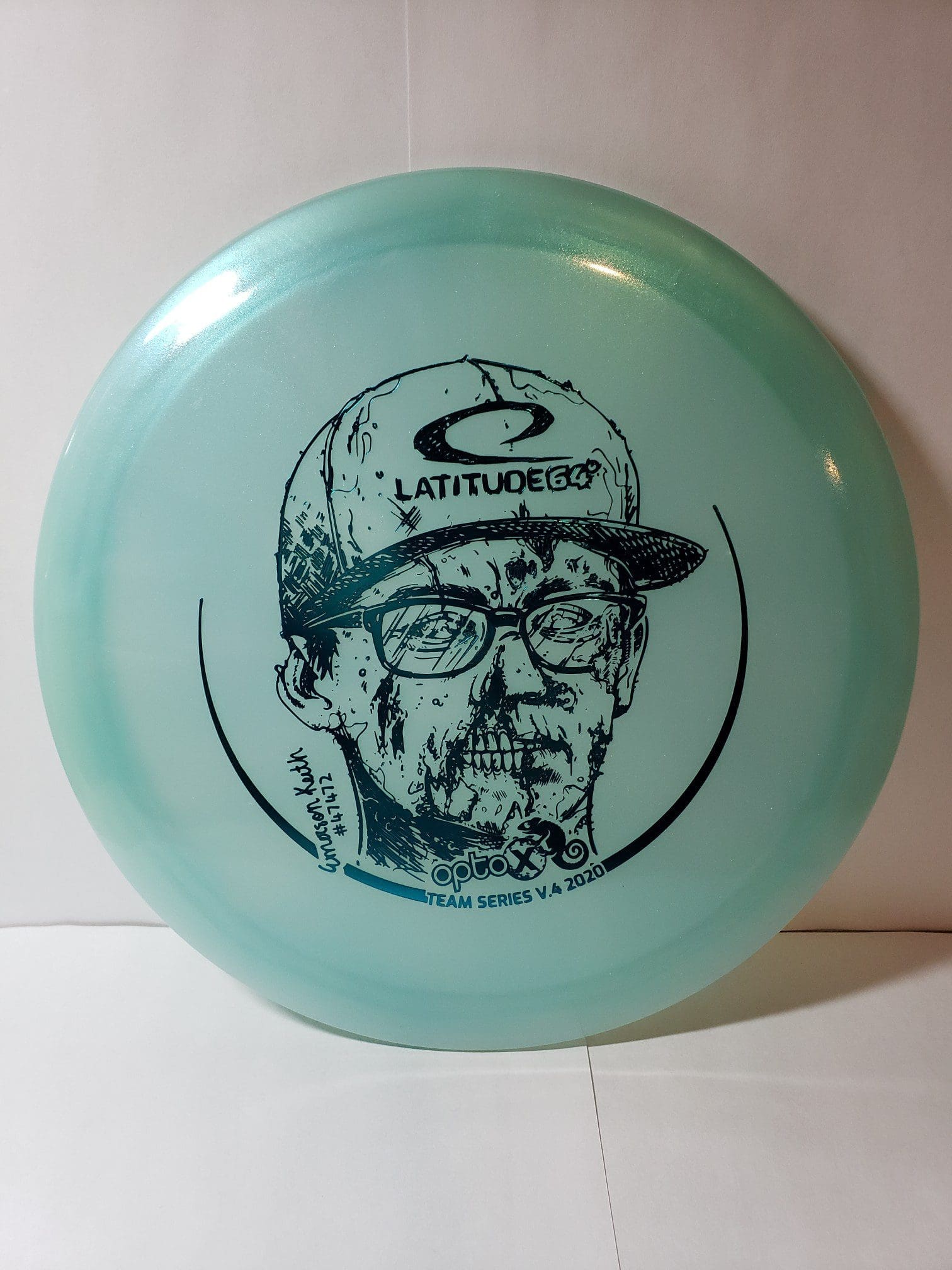 Latitude 64 Explorer Fuzion Snowline Tour Series disc golf disc detail view