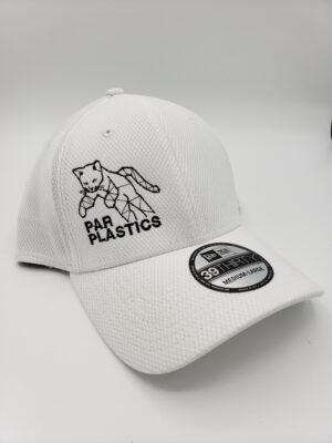 Par Plastics Diamond Era Stretch Cap white disc golf disc front view