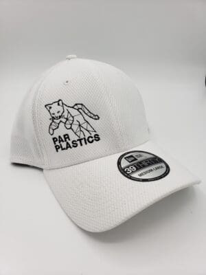 Par Plastics Diamond Era Stretch Cap white disc golf disc front view