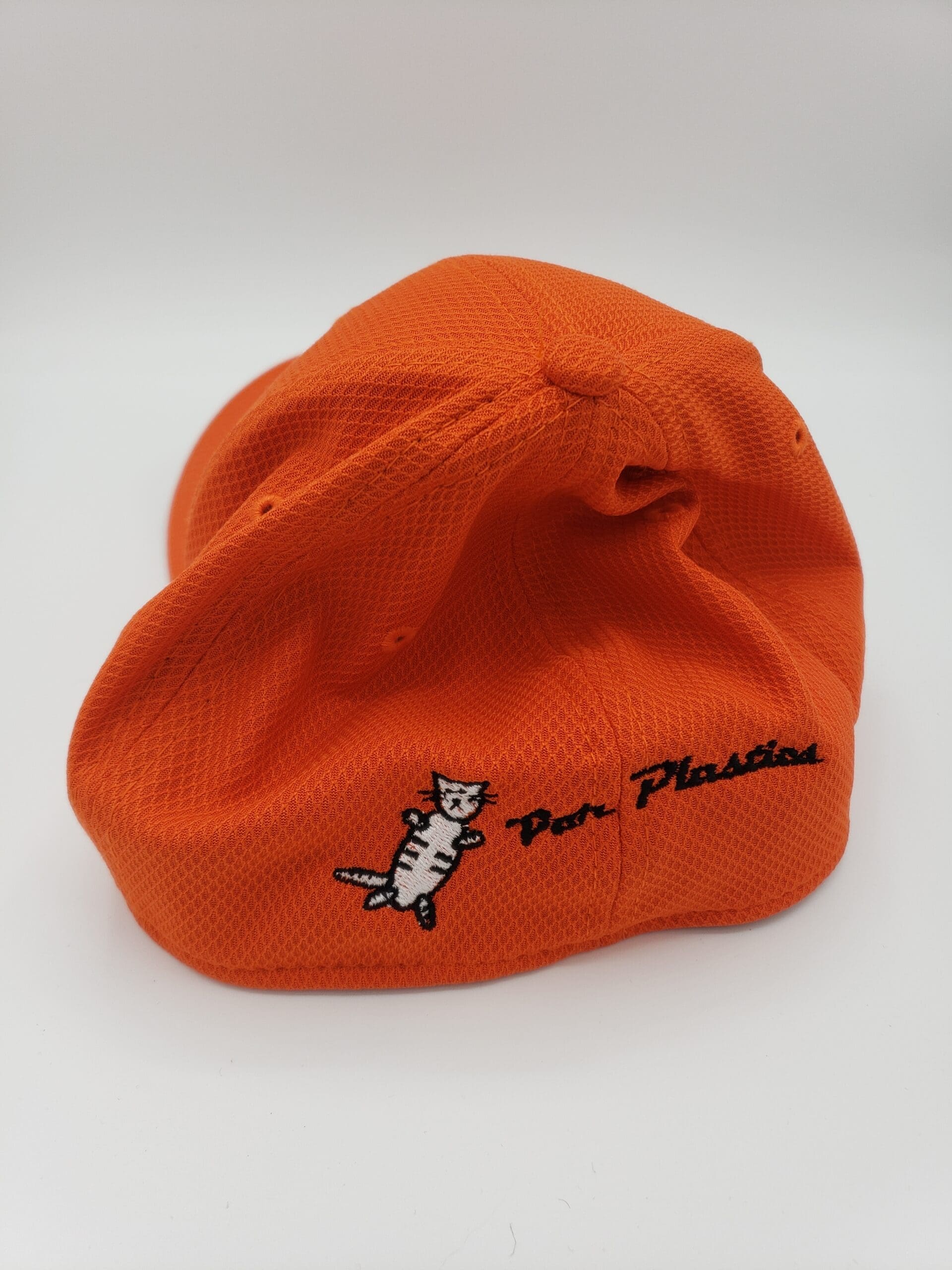 Par Plastics Diamond Era Stretch Cap orange disc golf disc back view