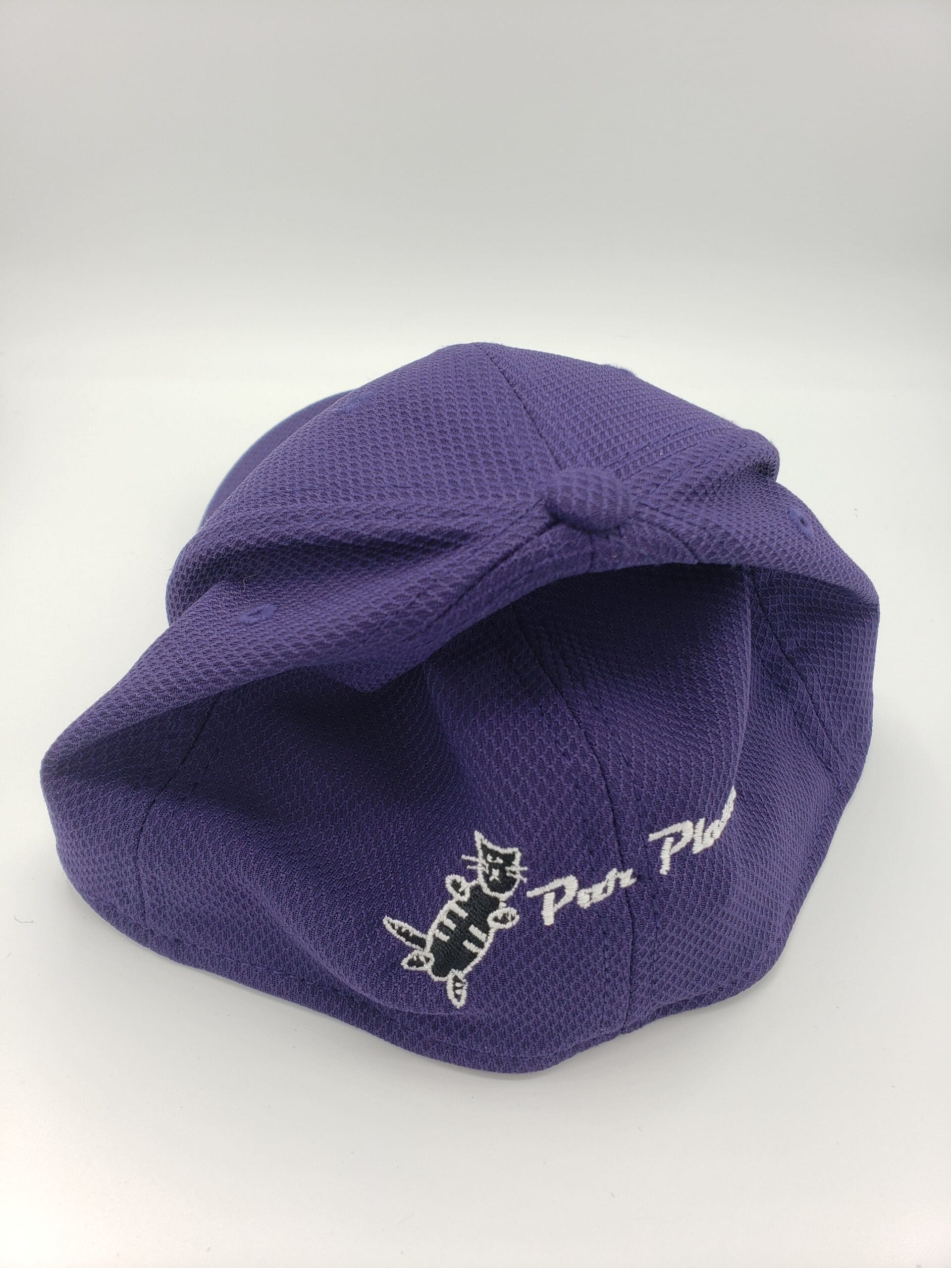 Par Plastics Diamond Era Stretch Cap purple disc golf disc back view