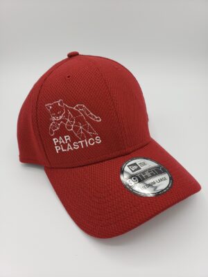 Par Plastics Diamond Era Stretch Cap red disc golf disc front view