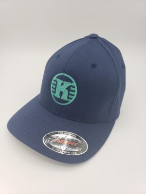 Kastaplast Flex-Fit Cap navy disc golf disc front view