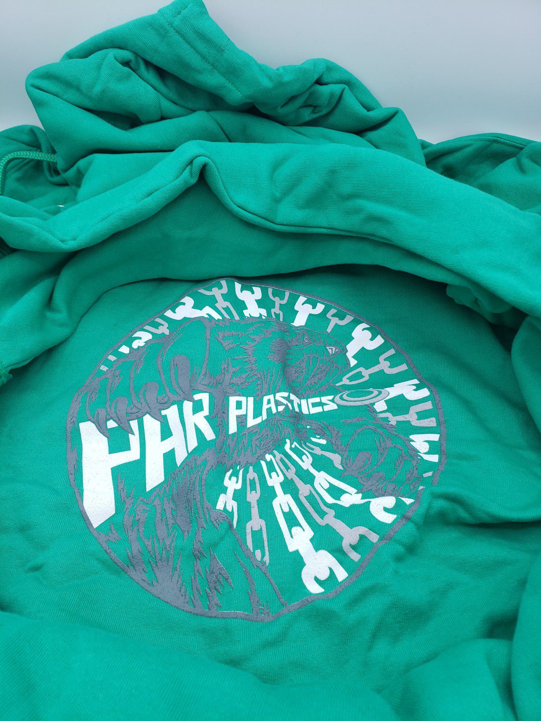 Par Plastics Zip-Up Blend Hoodies disc golf disc side view