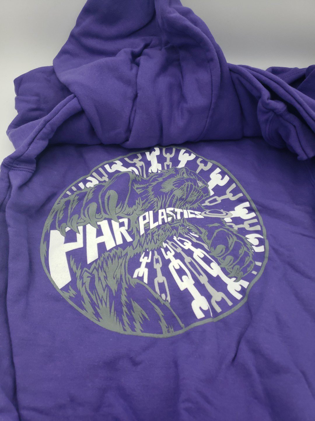 Par Plastics Zip-Up Blend Hoodies disc golf disc front view