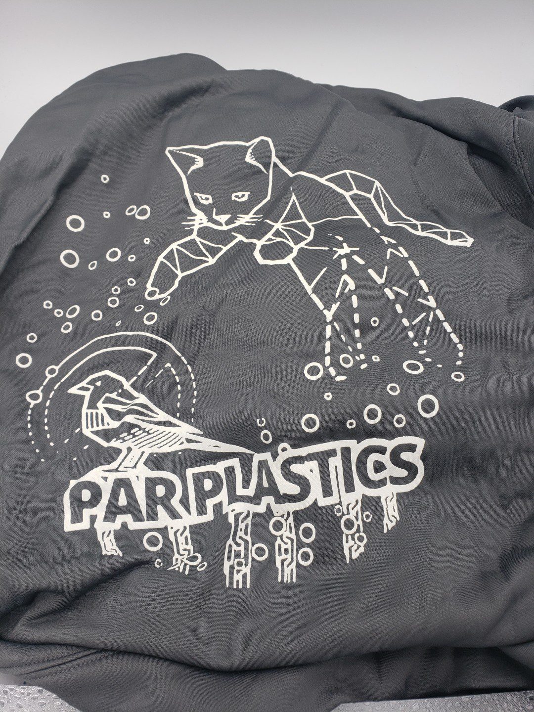 Par Plastics Kastaplast Collaboration Performance Hoodies disc golf disc top view