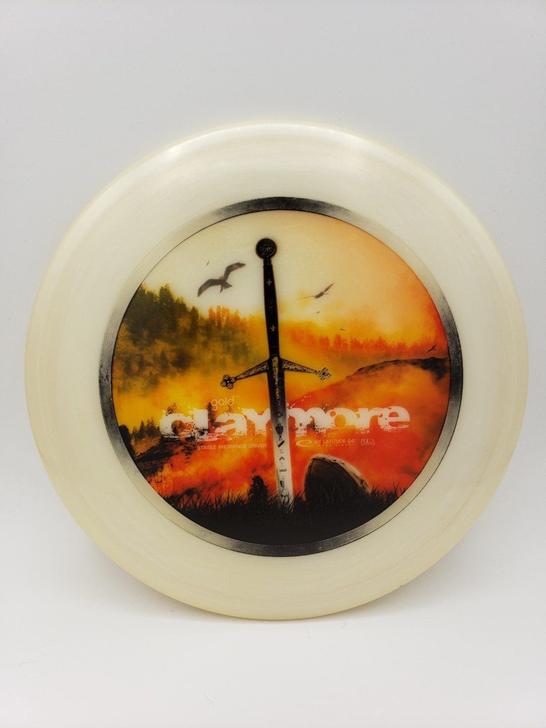 Latitude 64 Claymore disc golf disc front view