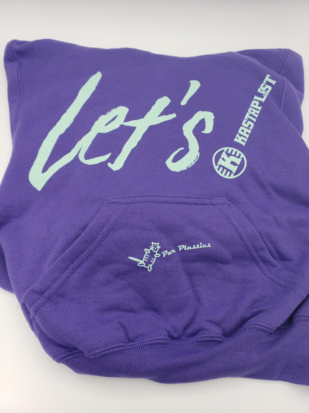 Kastaplast Pullover Blend Hoodies by Par Plastics disc golf disc back view