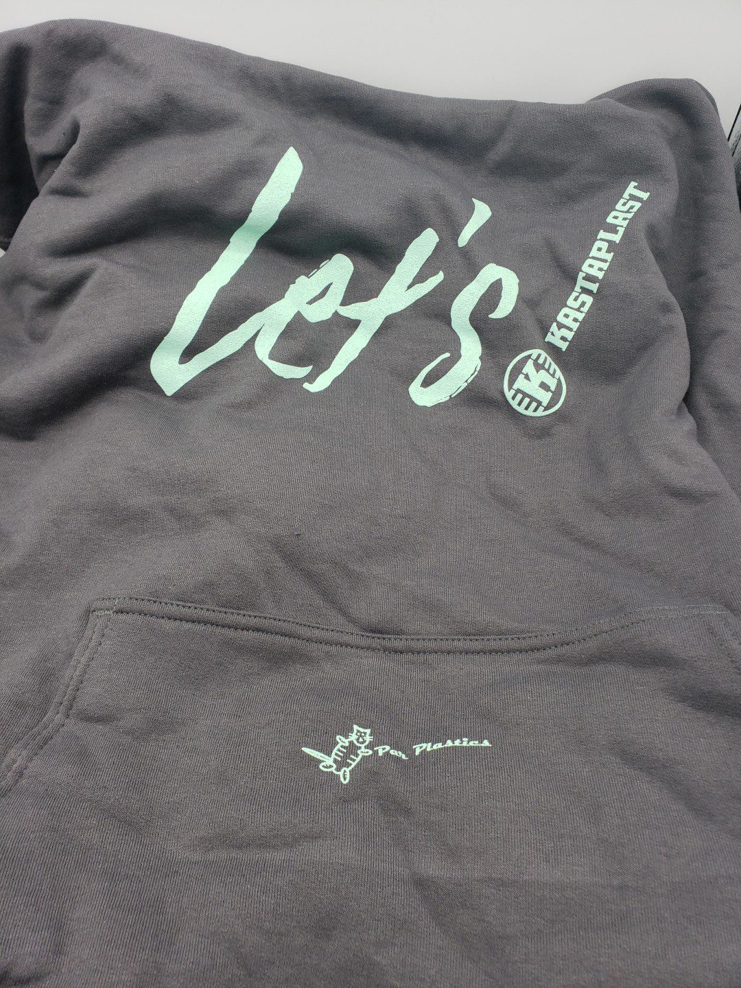 Kastaplast Pullover Blend Hoodies by Par Plastics disc golf disc side view