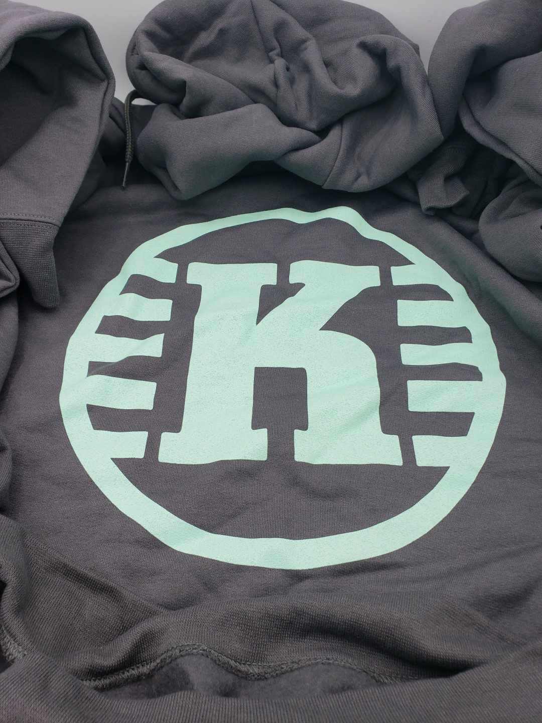 Kastaplast Pullover Blend Hoodies by Par Plastics disc golf disc top view