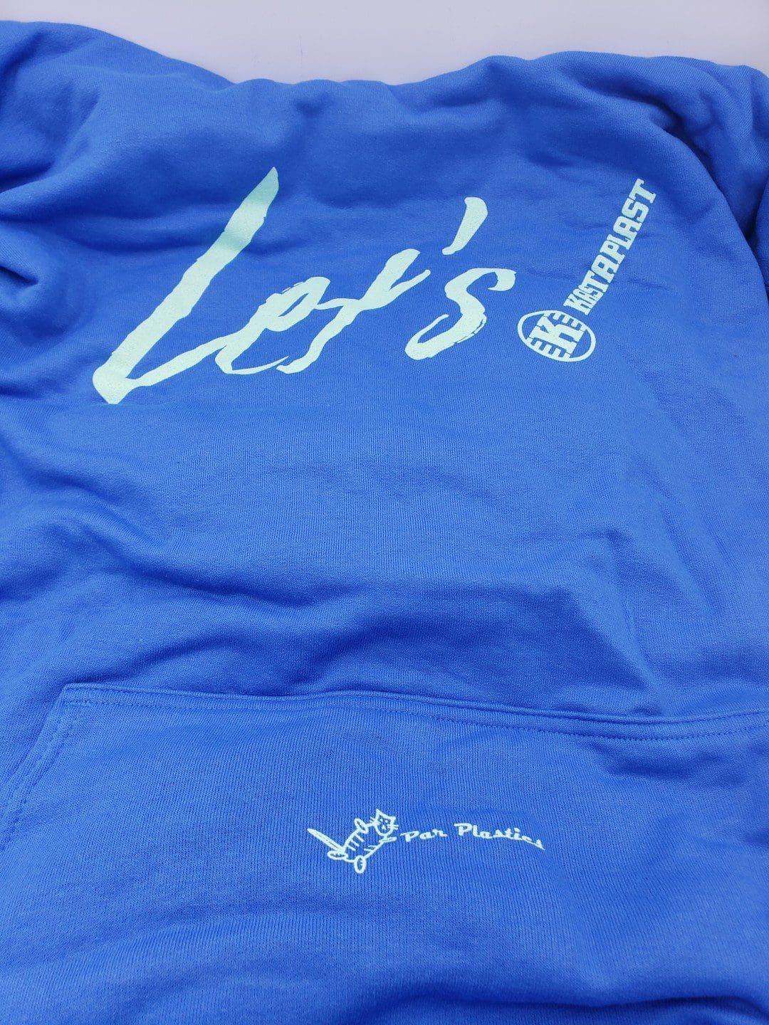 Kastaplast Pullover Blend Hoodies by Par Plastics disc golf disc back view