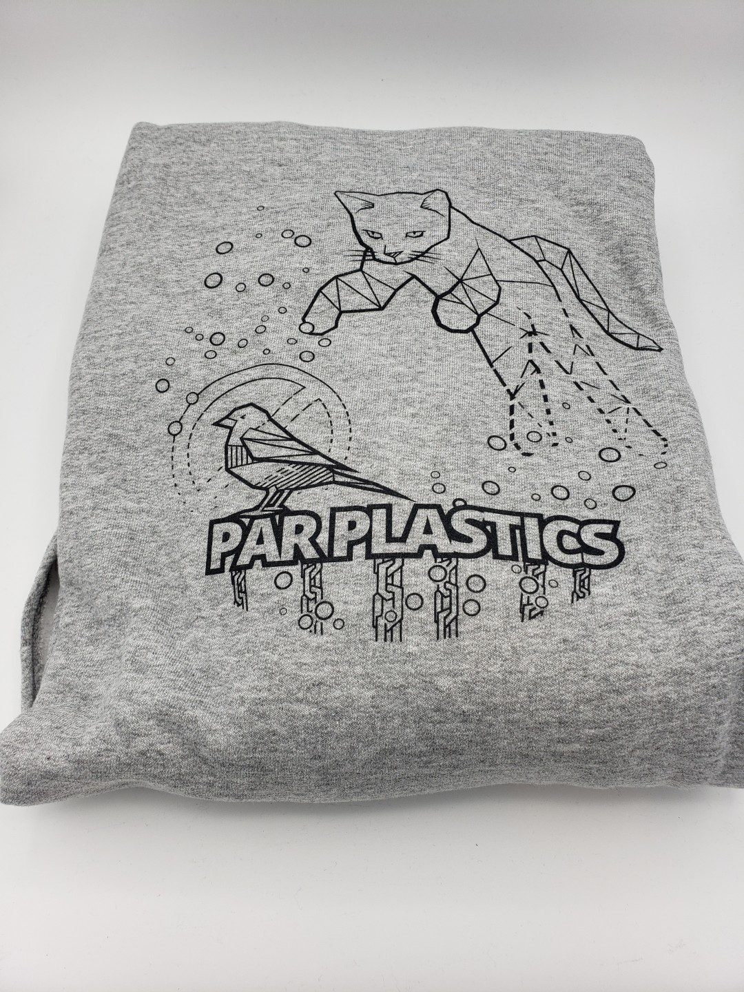 Par Plastics Pullover Blend Hoodies disc golf disc side view