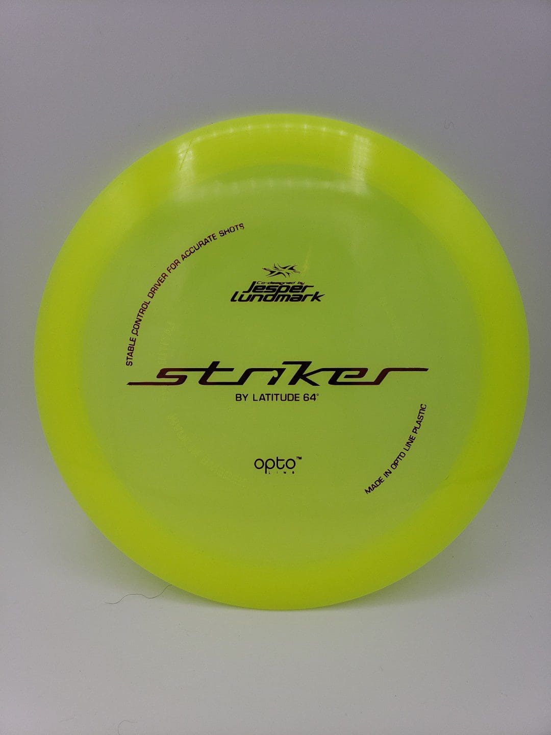Latitude 64 Striker disc golf disc front view