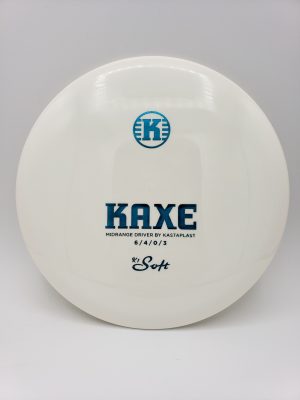 Kastaplast K1 Soft Kaxe white disc golf disc front view
