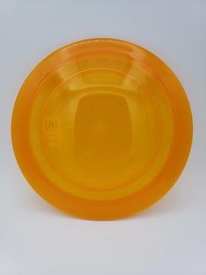 Kastaplast K1 Rask orange disc golf disc front view