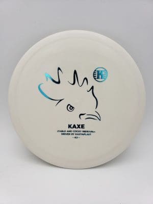 Kastaplast K3 Kaxe white disc golf disc front view