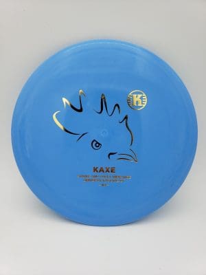 Kastaplast K3 Kaxe blue disc golf disc front view