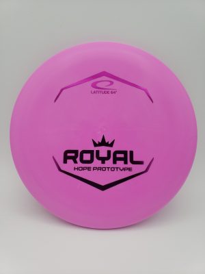Latitude 64 Royal Sense Hope prototype disc golf disc front view