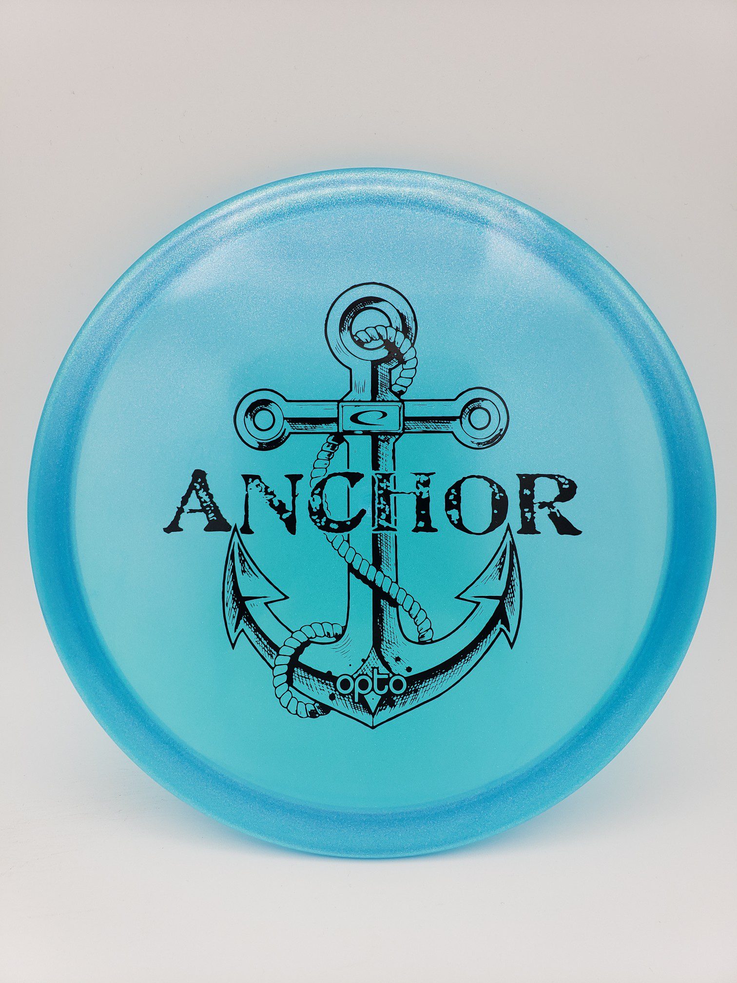 Latitude 64 Opto Glimmer Anchor disc golf disc front view