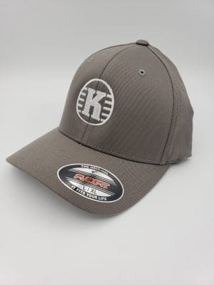 Kastaplast Flex-Fit Cap grey disc golf disc front view