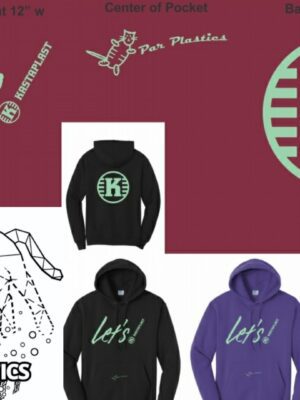 Kastaplast Pullover Blend Hoodies by Par Plastics disc golf disc front view