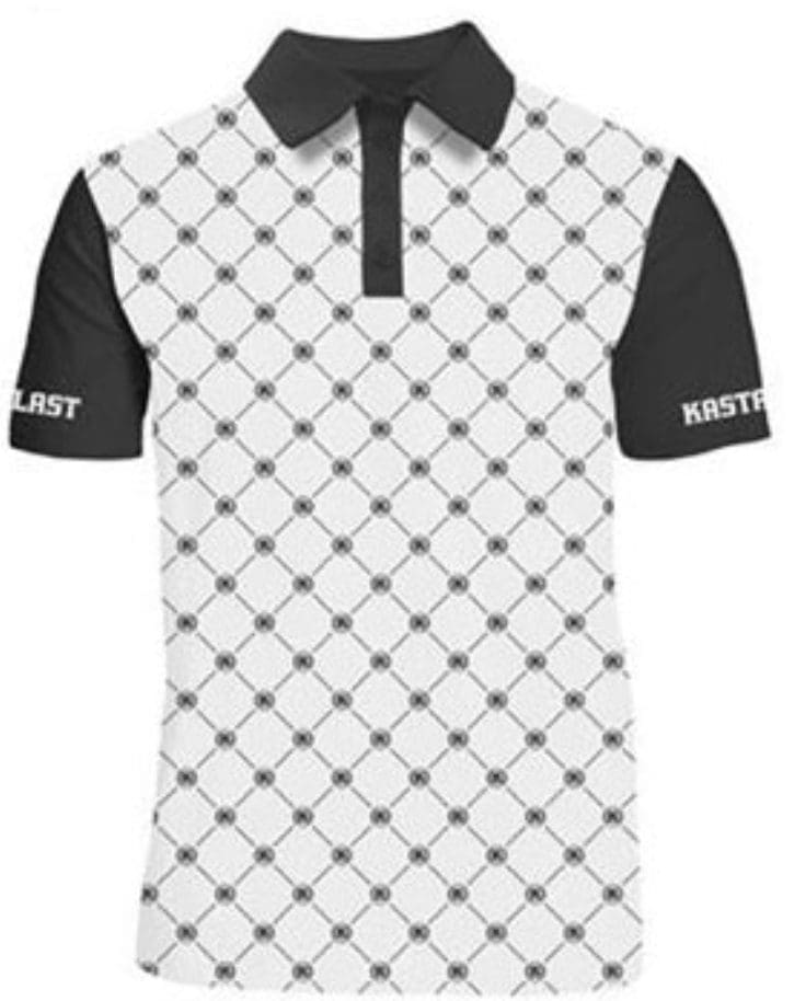 Kastaplast Function Men's Performance Polo white disc golf disc front view
