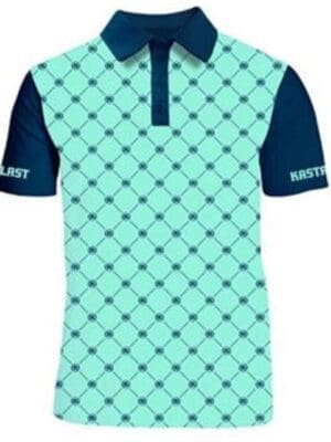 Kastaplast Function Men's Performance Polo mint disc golf disc front view
