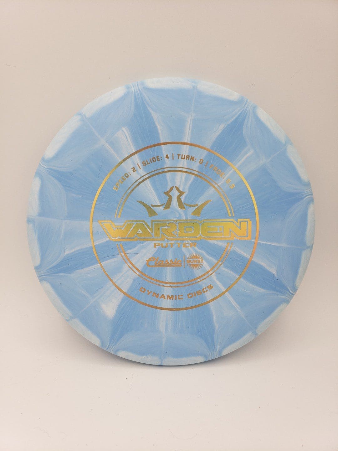 Dynamic Discs Warden classic plastics disc golf disc front view