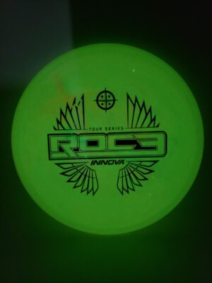 Innova tour series Color Glow Pro Roc3 disc golf disc front view
