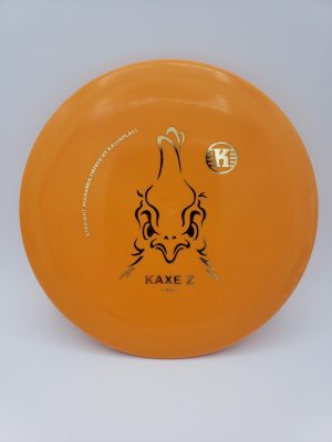 Kastaplast K3 Kaxe Z orange disc golf disc front view