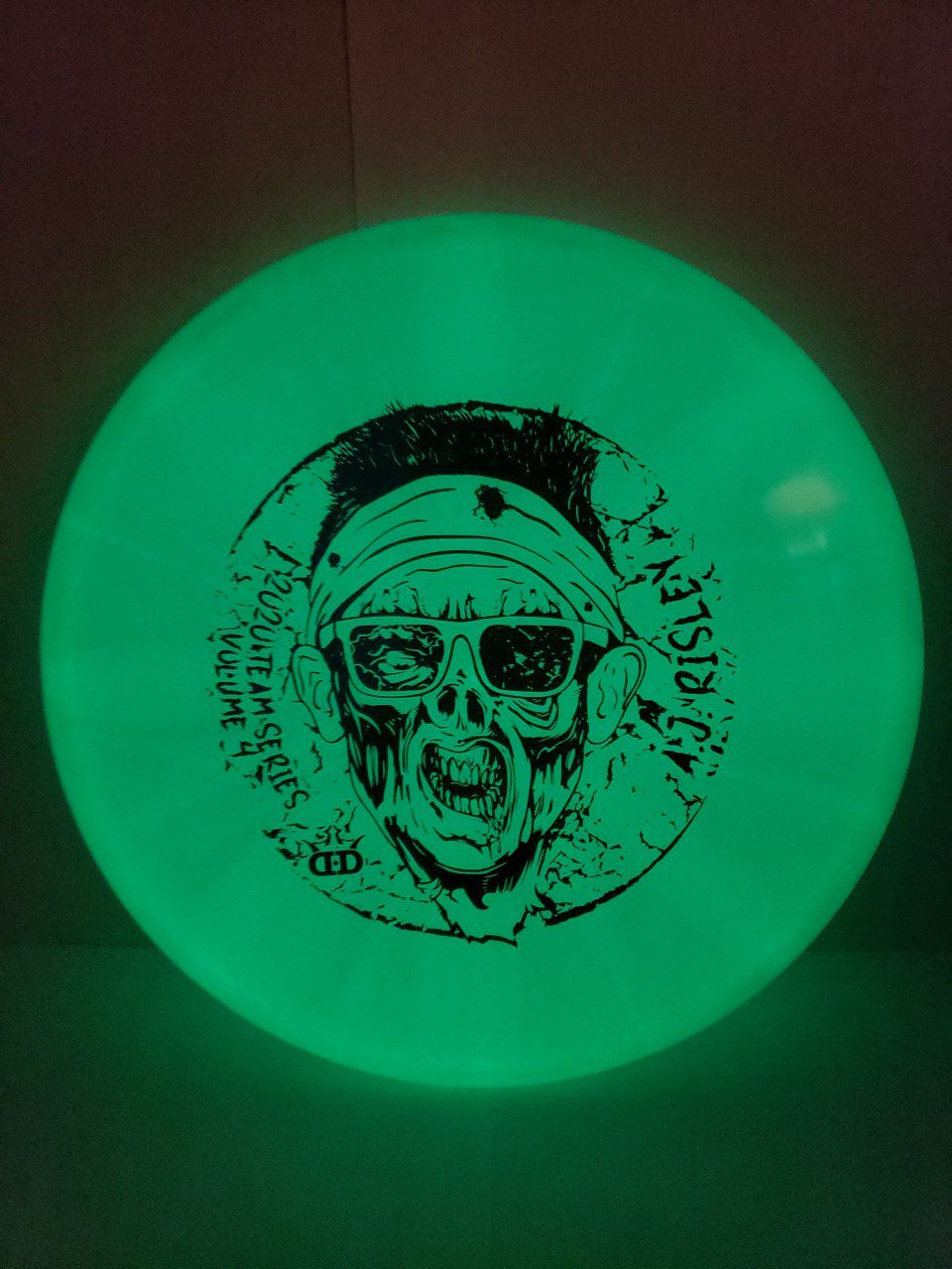 Dynamic Discs Warden premium plastics disc golf disc side view