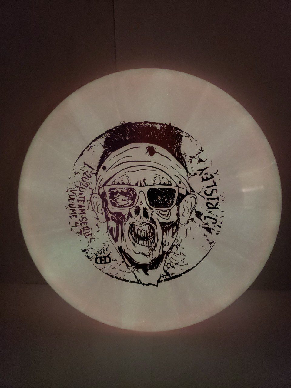 Dynamic Discs Warden premium plastics disc golf disc top view