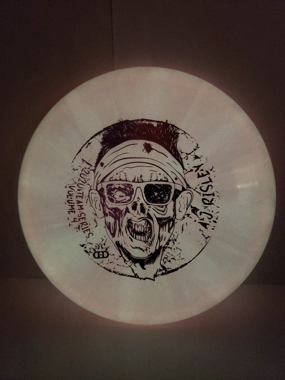 Dynamic Discs Warden premium plastics disc golf disc top view
