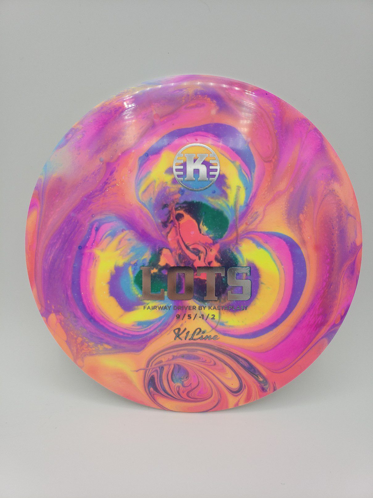 Flye Nebula volume 1 disc golf disc side view