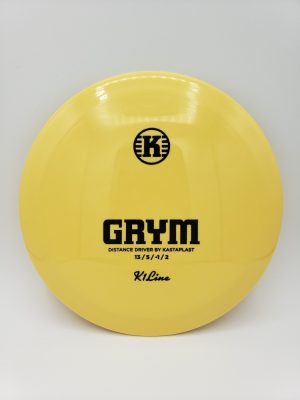 Kastaplast K1 Grym buttermilk disc golf disc front view