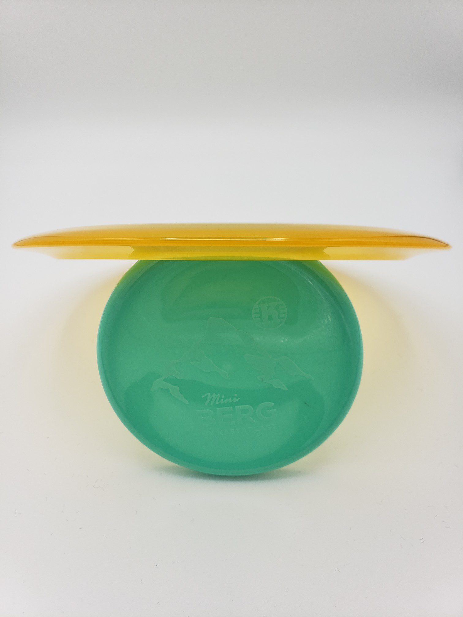 Kastaplast K1 Grym X butterscotch disc golf disc back view