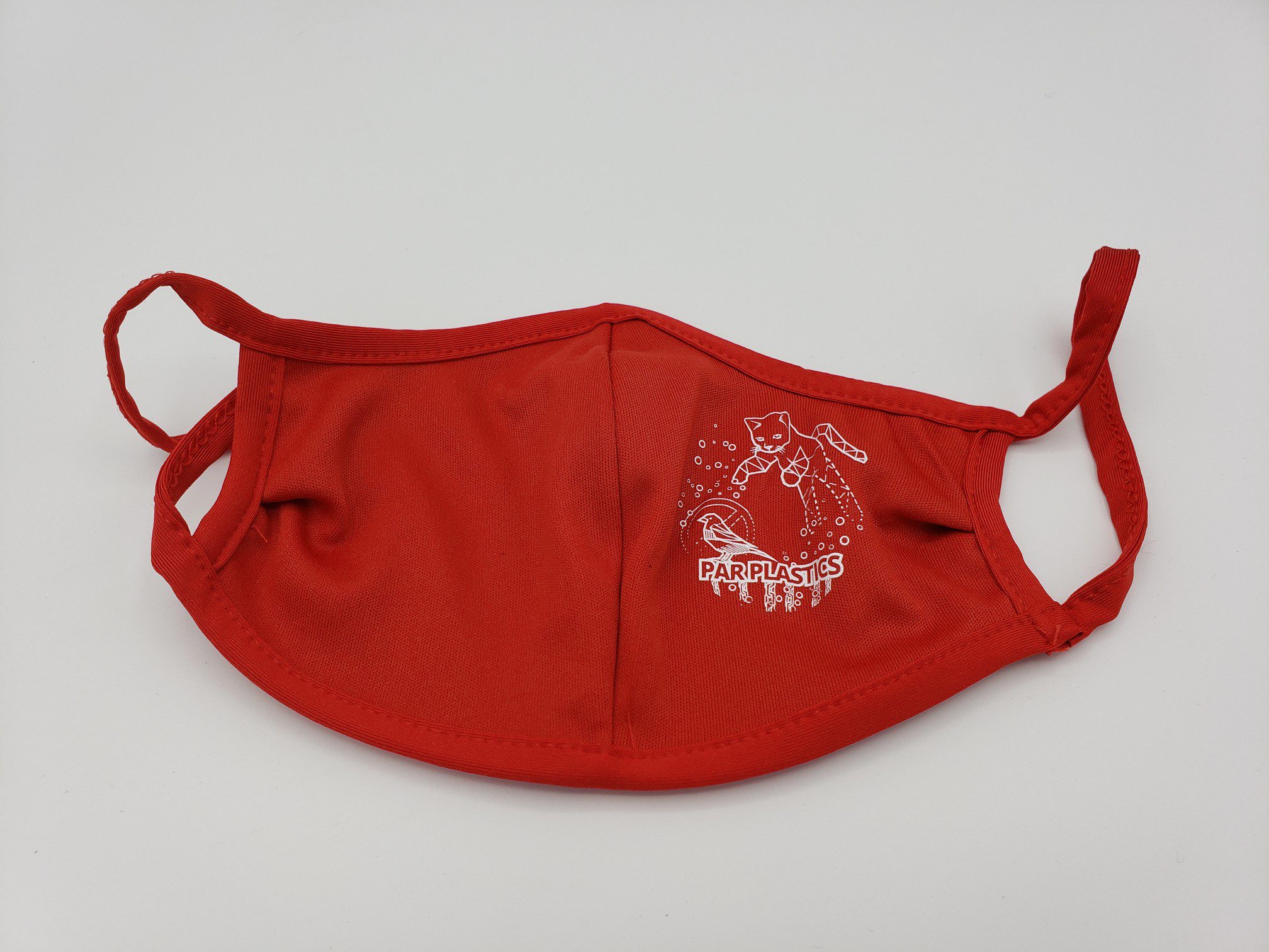 Par Plastics Power Kitty face masks disc golf disc side view