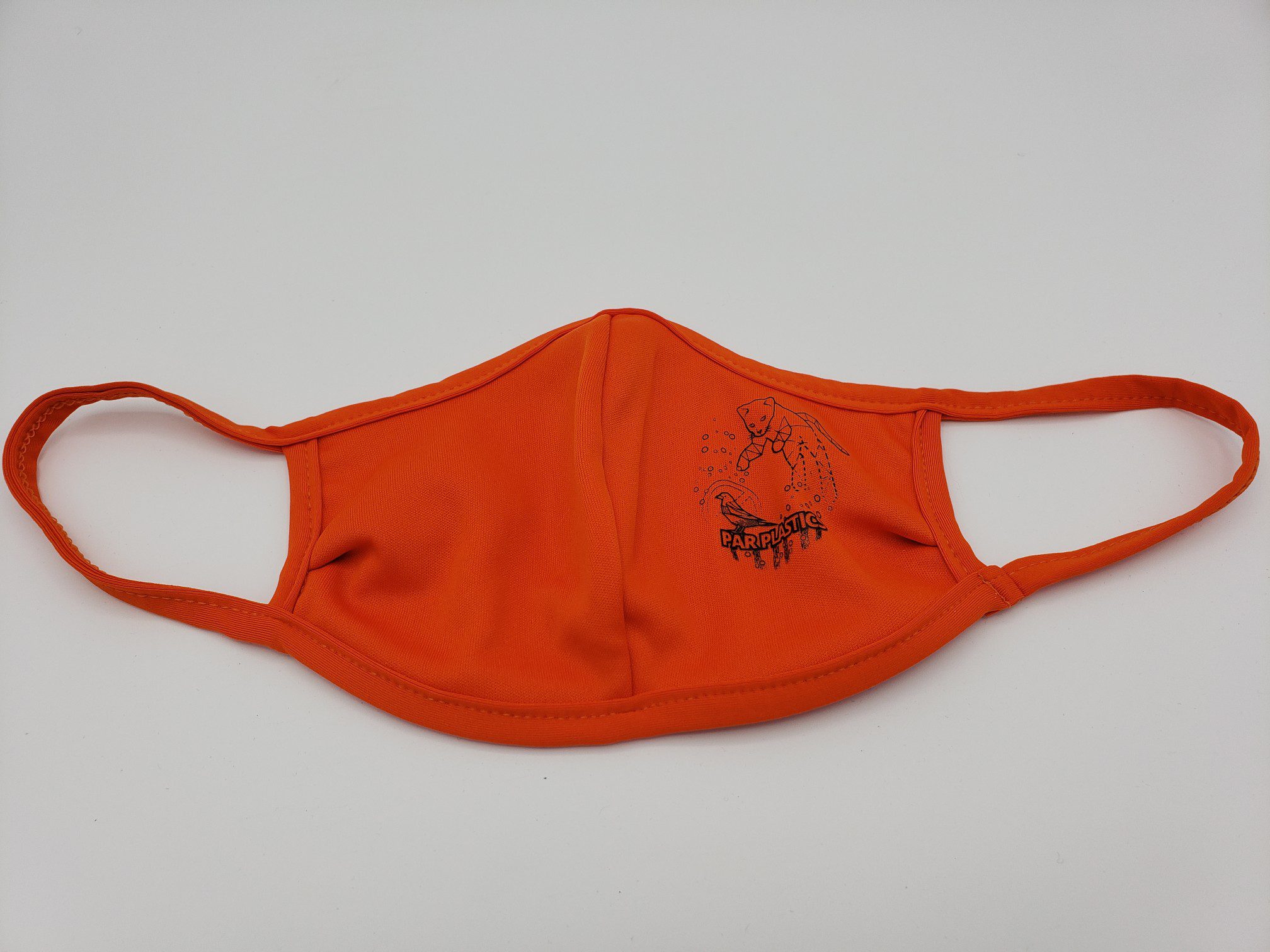 Par Plastics Power Kitty face masks disc golf disc front view