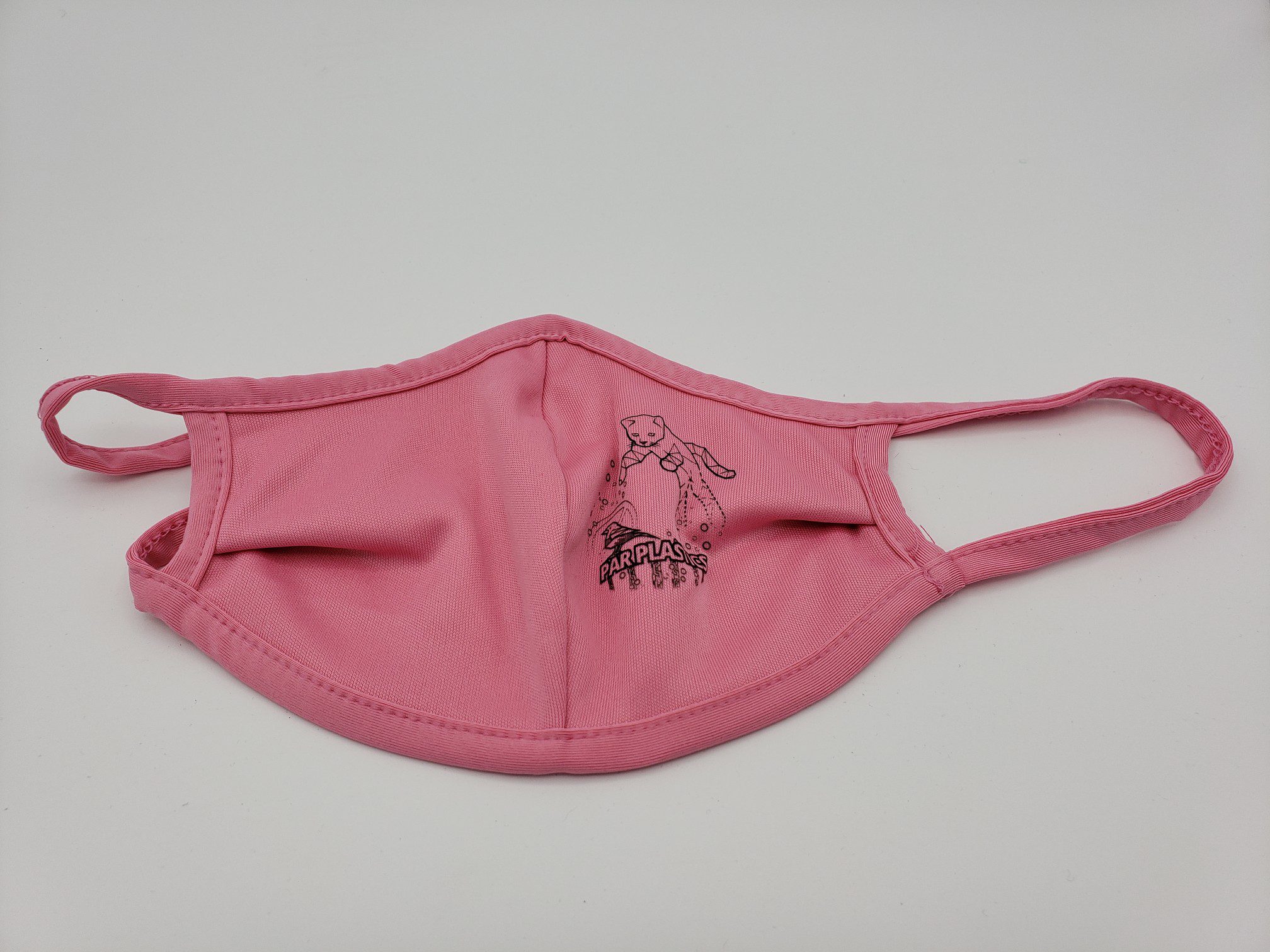 Par Plastics Power Kitty face masks disc golf disc side view