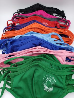 Par Plastics Power Kitty face masks disc golf disc front view