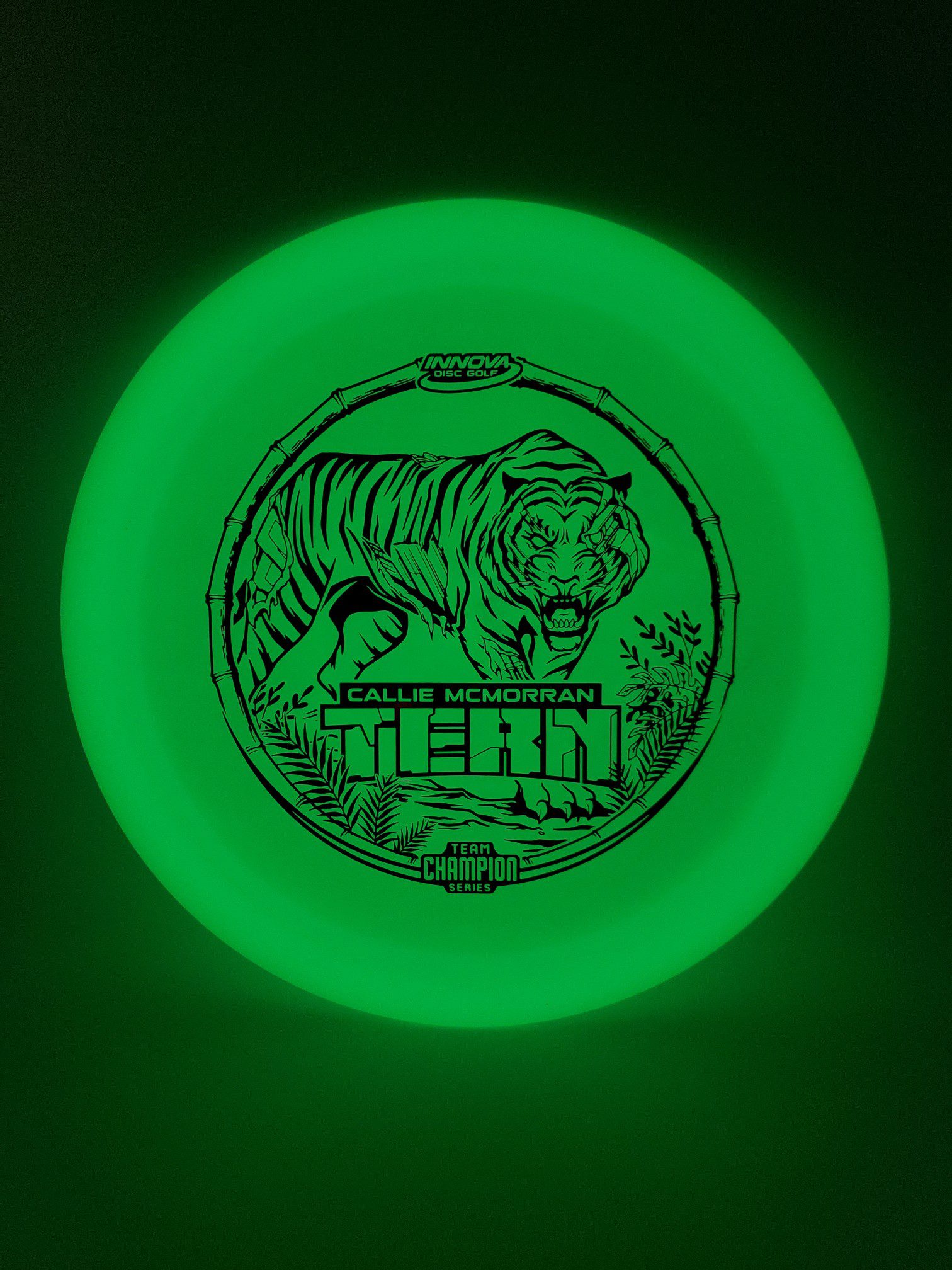 Innova Champion Color Glow Tern Callie McMorran 2021 Tour Series disc golf disc top view