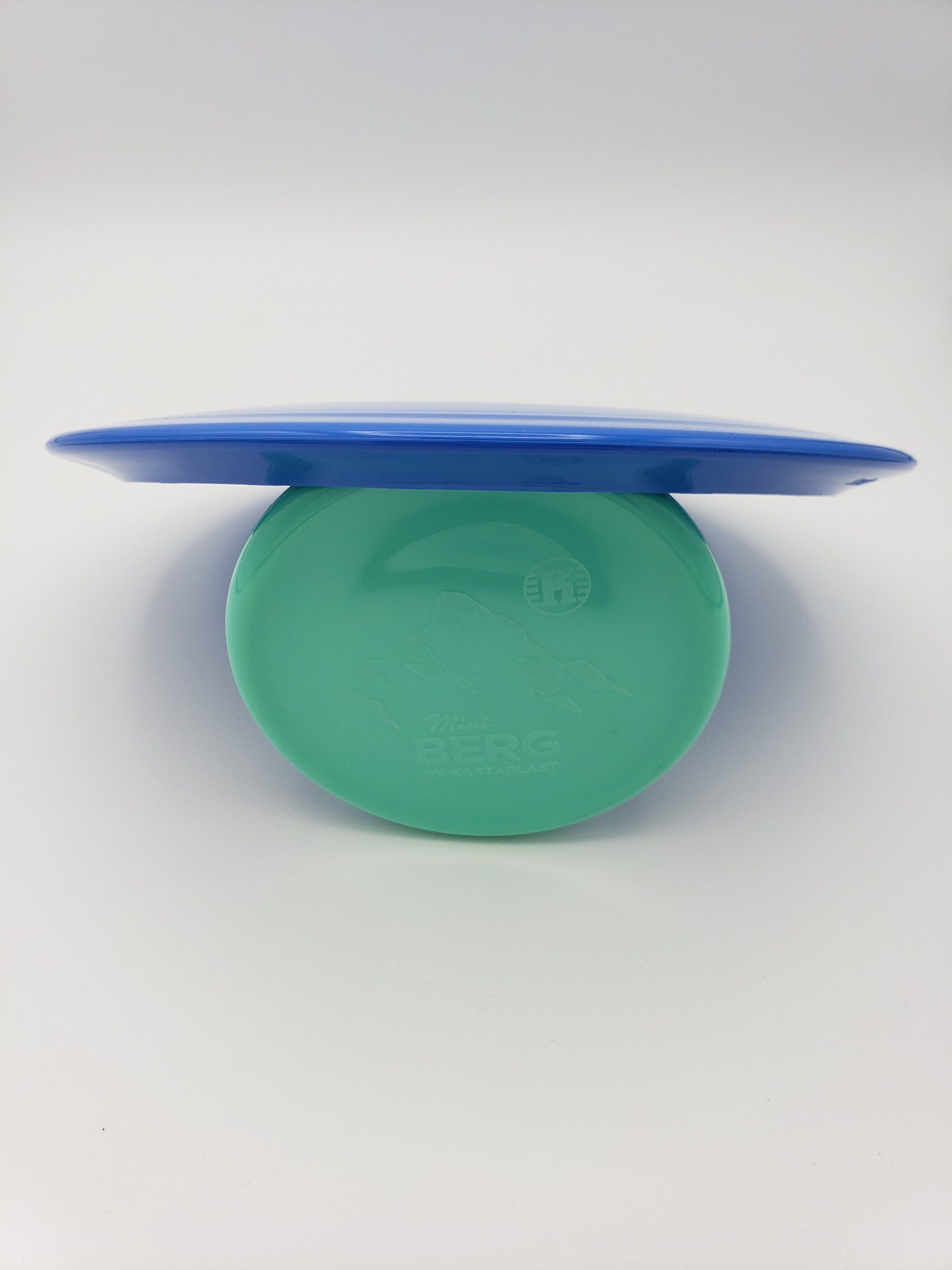 Kastaplast K1 Stl blue disc golf disc back view
