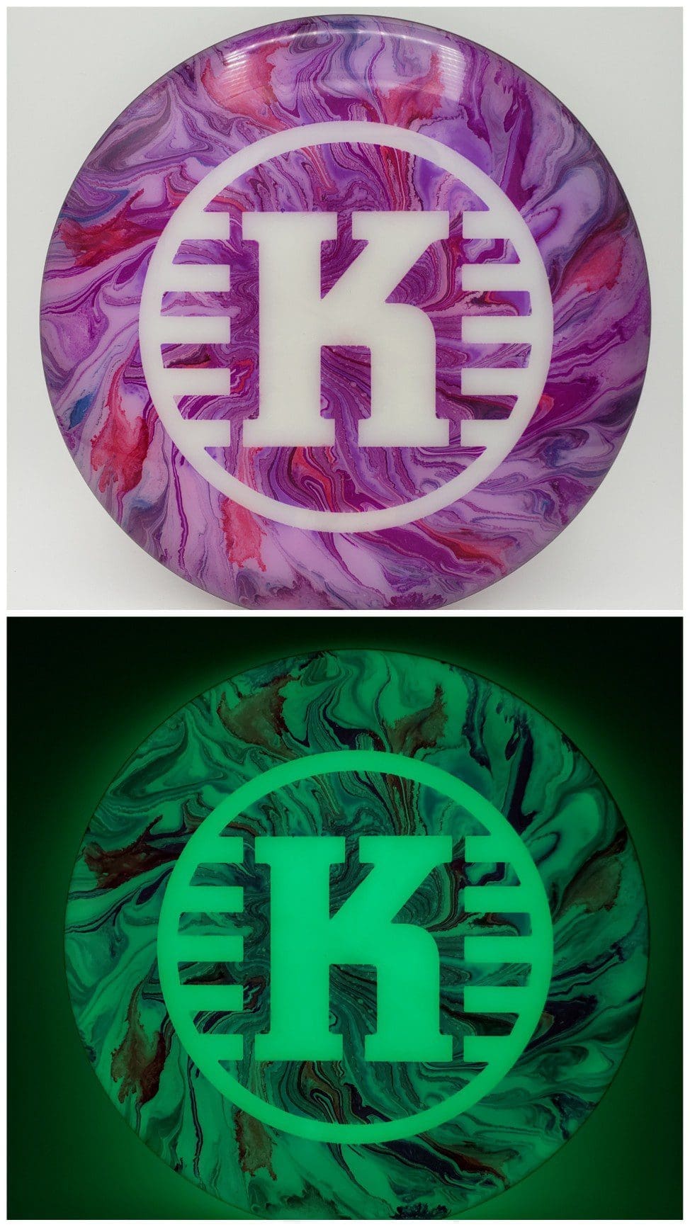 Pipedreamer Customs volume 2 disc golf disc top view