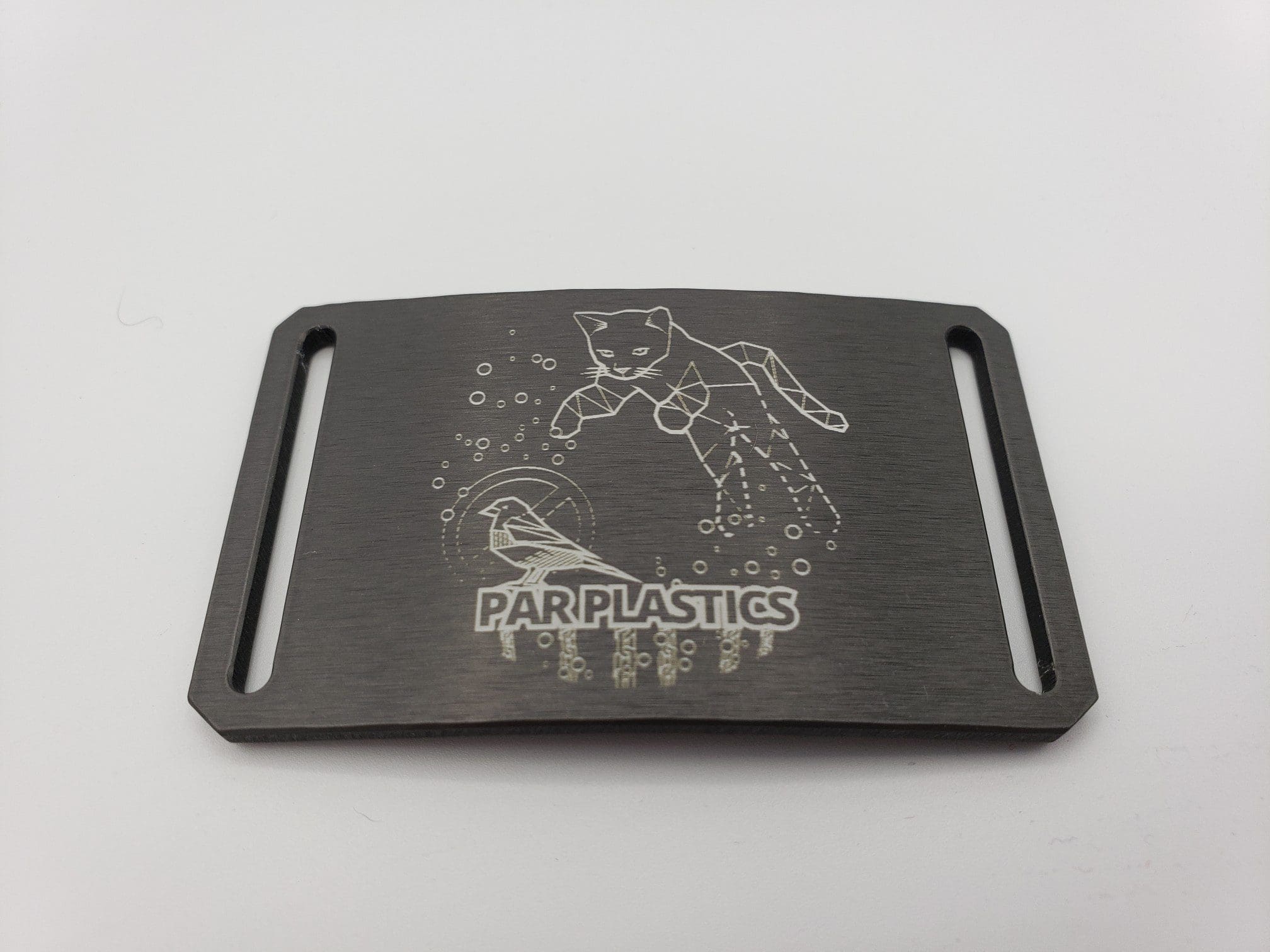 Grip6 Belt Buckles straps sold separately disc golf disc back view