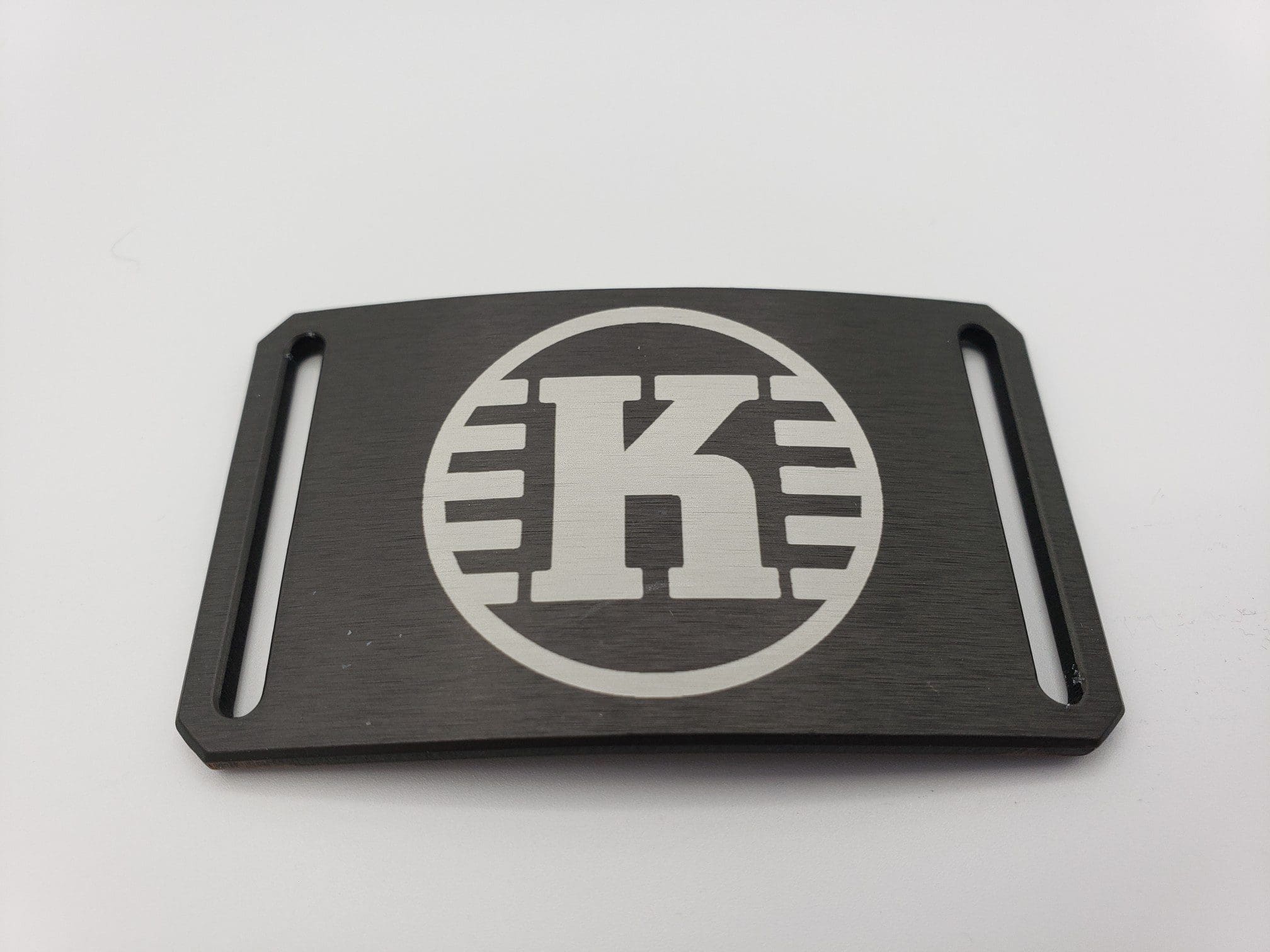 Grip6 Belt Buckles straps sold separately disc golf disc side view