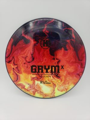 DaddyMac Dyes volume 3 disc golf disc top view