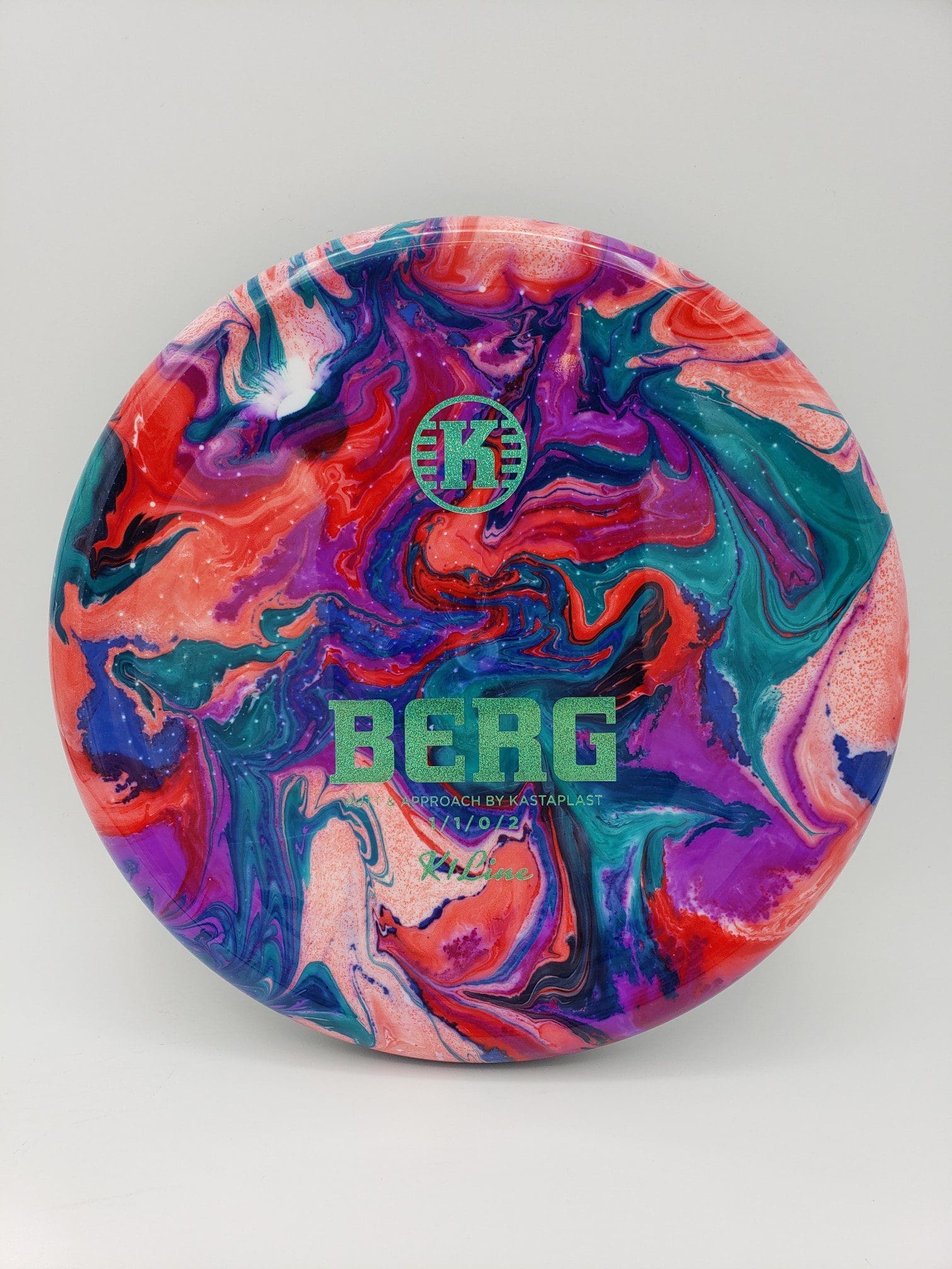 Mad Hatter Dyes volume 1 disc golf disc back view