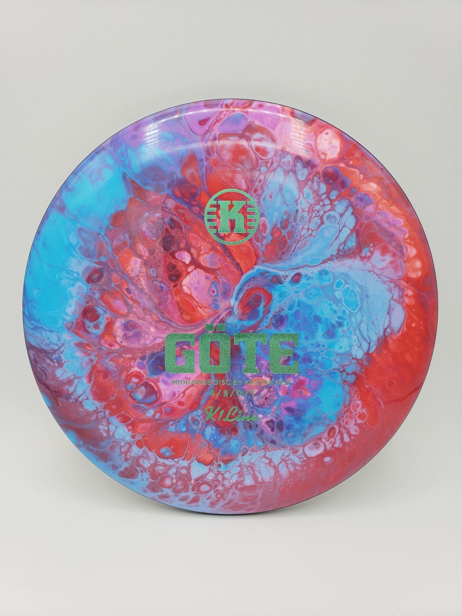 Mad Hatter Dyes volume 1 disc golf disc back view