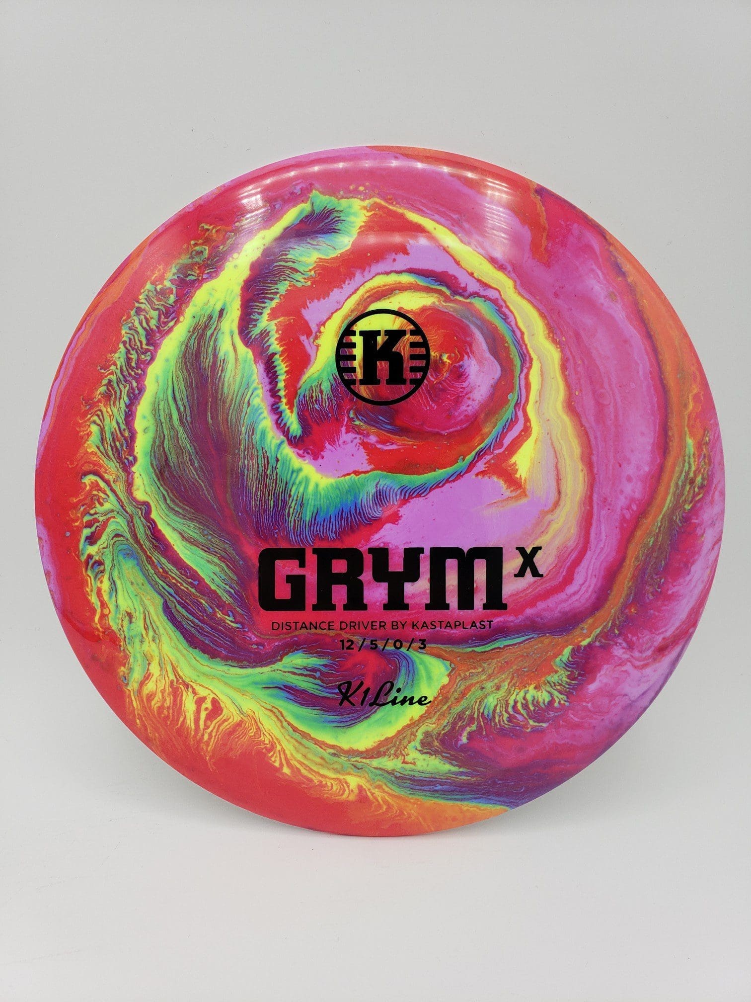 Mad Hatter Dyes volume 1 disc golf disc back view