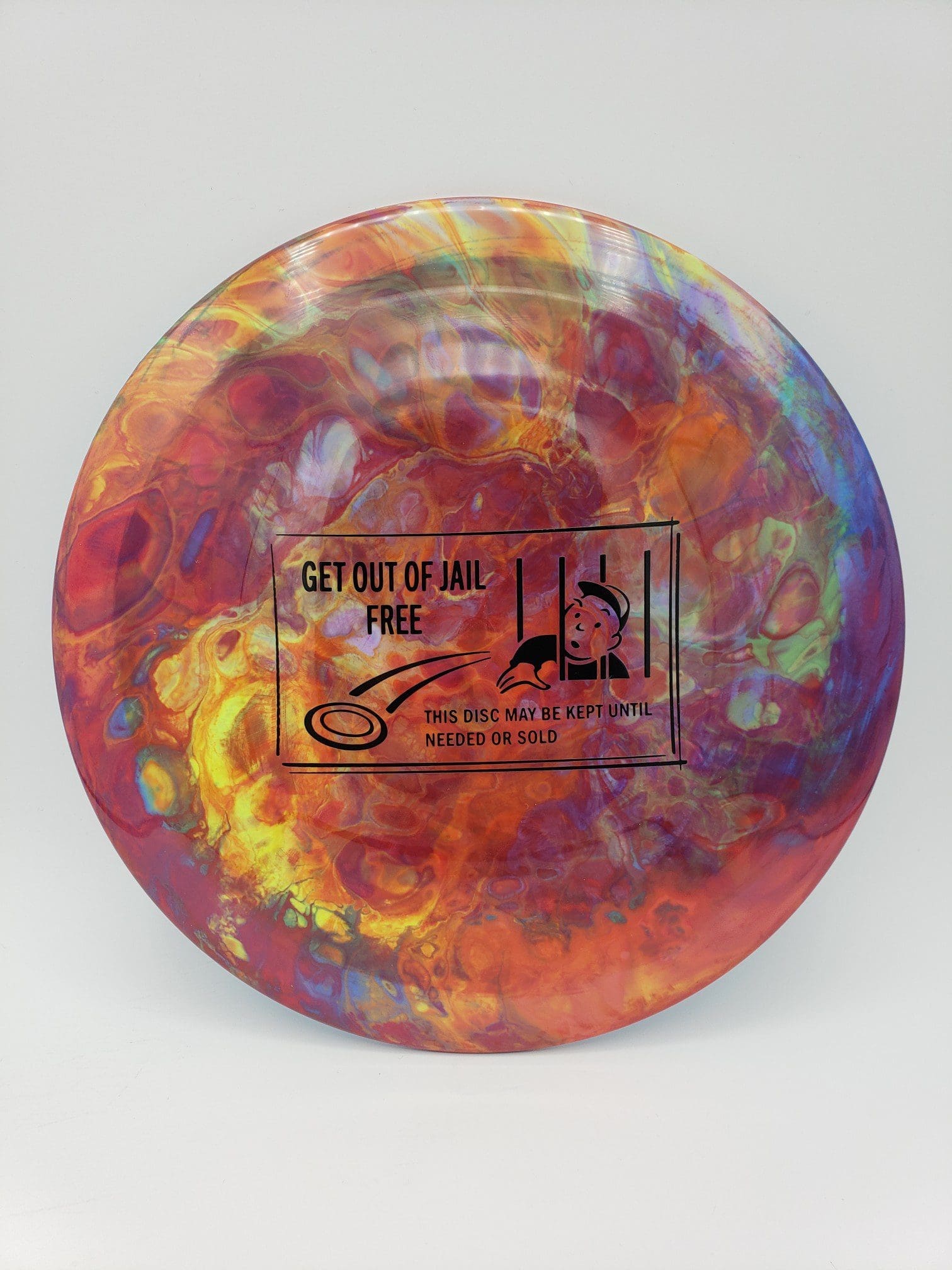 Mad Hatter Dyes volume 1 disc golf disc side view